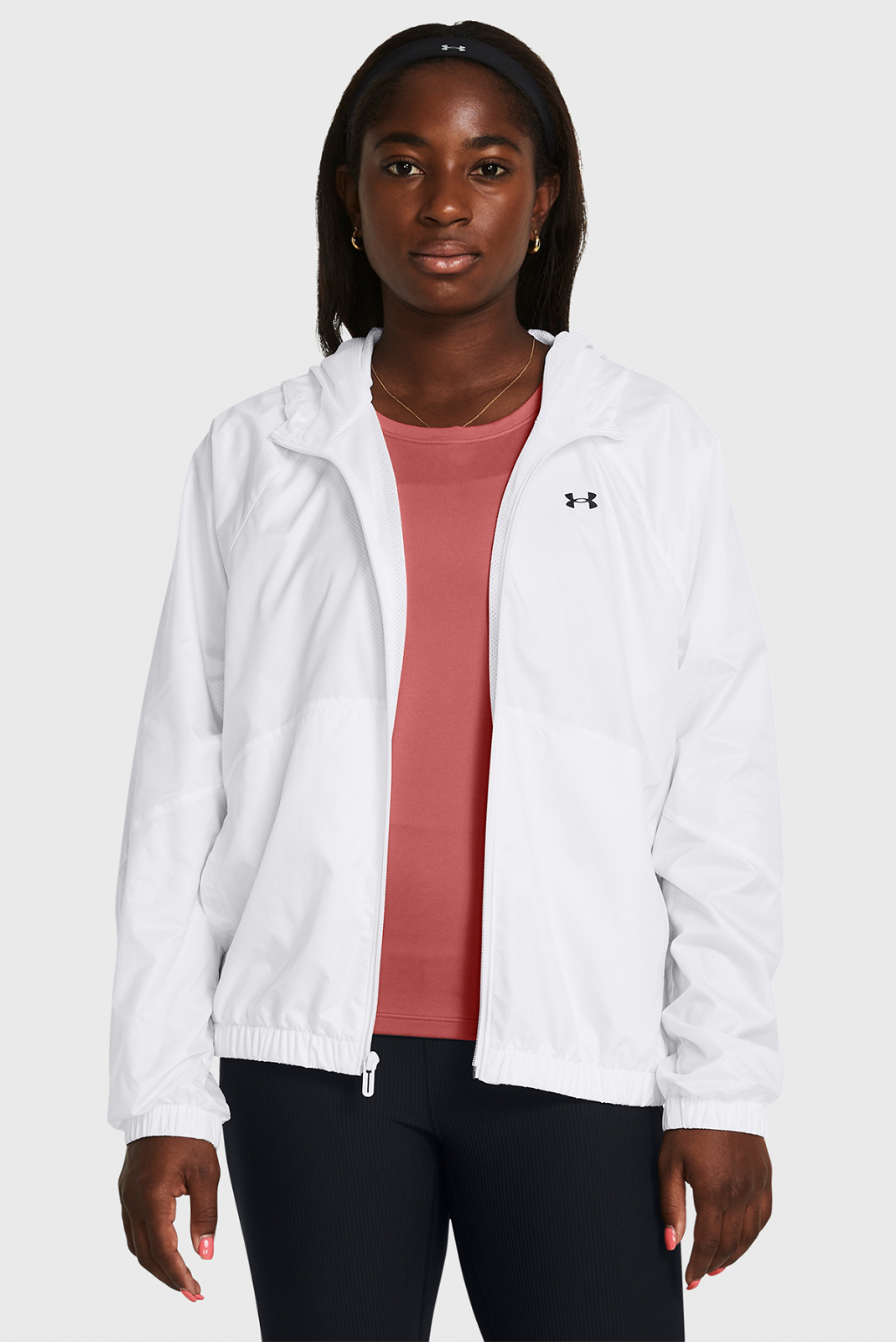 Ветровка Under Armour SPORT WINDBREAKER JKT 1382698-100 Белый M, фото №1
