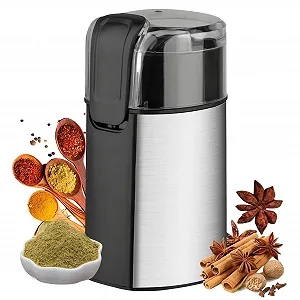 Кавомолка Автоматична Kitchen Accessories для кави та спецій для сушеного перцю чилі, приготування їжі, бобів мунг, сої, кунжуту та анісу - Фото 1