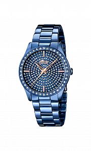 Женские Часы Lotus 18254/1 Синий, Корпус из нержавеющей стали, Синий Ремешок из нержавеющей стали - Фото 1