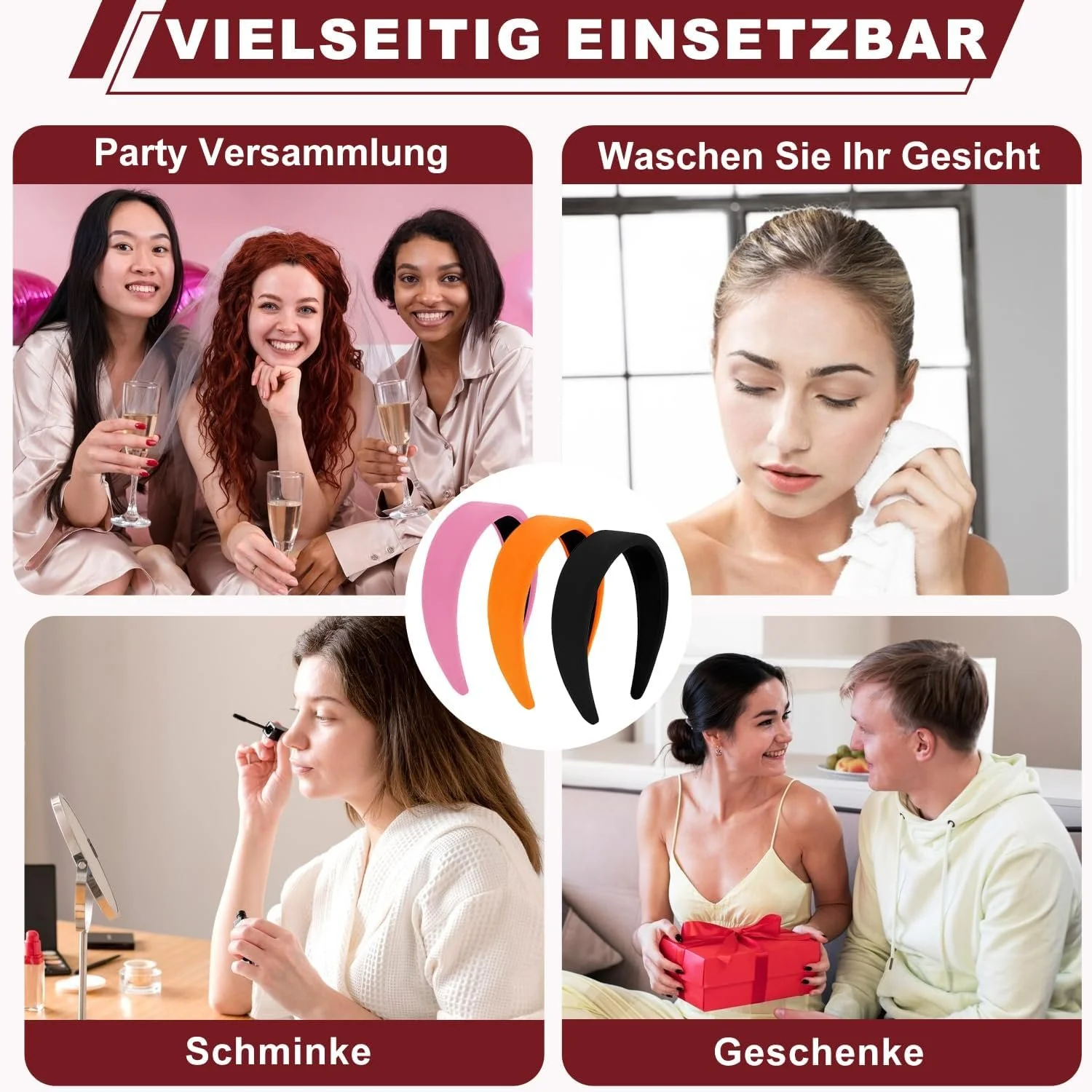 Обруч на голову Женский Широкий для девочек, фото №4 Обруч на голову Женский Широкий для девочек, фото №4