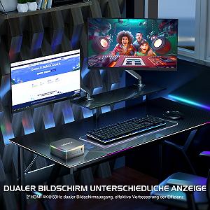 Мини ПК ACEMAGIC AK1Plus 12th Gen Íntel Alder Lake N95 (до 3.40 ГГц) 16GB DDR4 1TB M.2 SSD Win 11 Pro | WiFi 5 | BT 4.2 | 4K UHD | RGB | RJ45 synthetic.ua - Фото 1