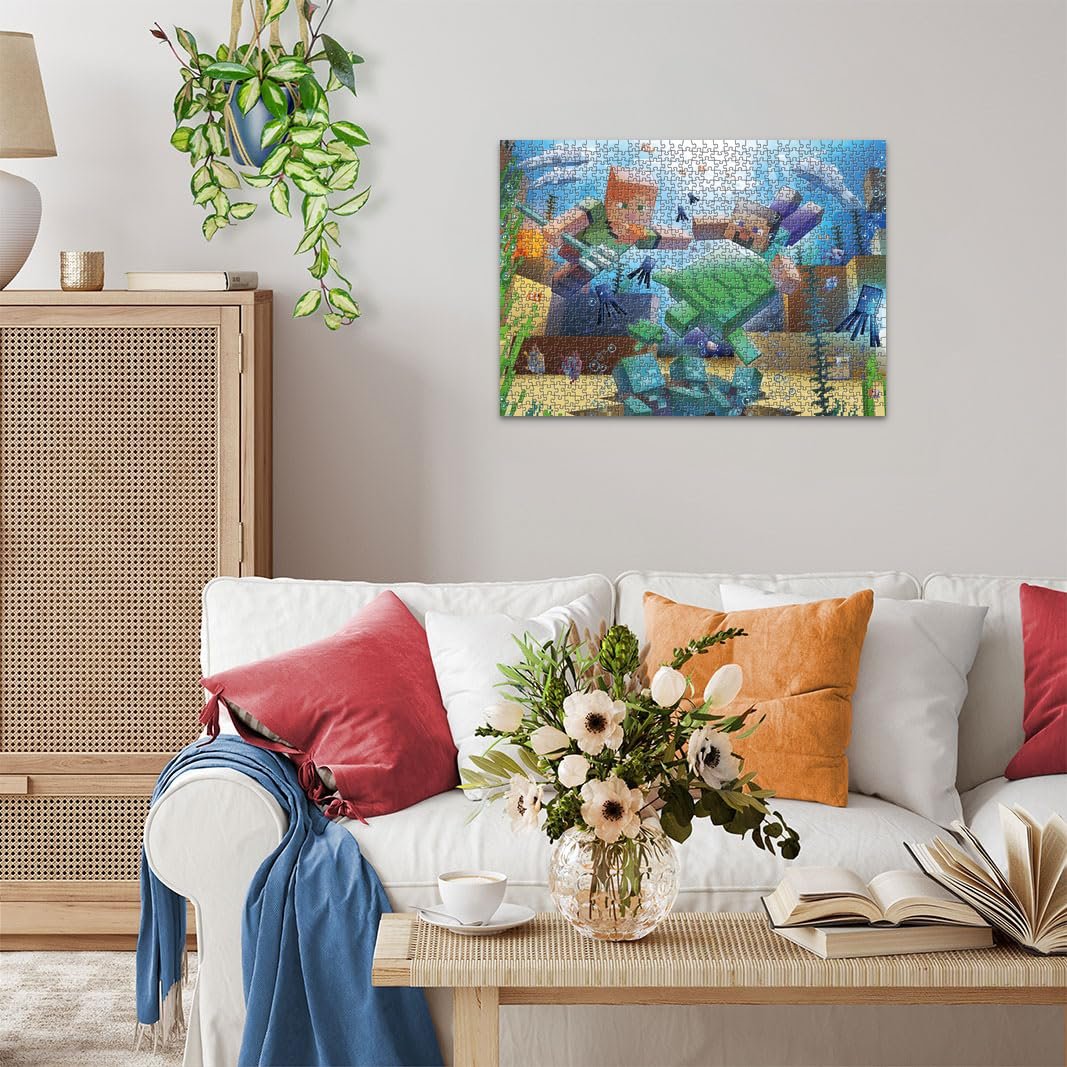 Пазл Ravensburger 12000421 Minecraft Mosaic 1000 элементов, фото №5