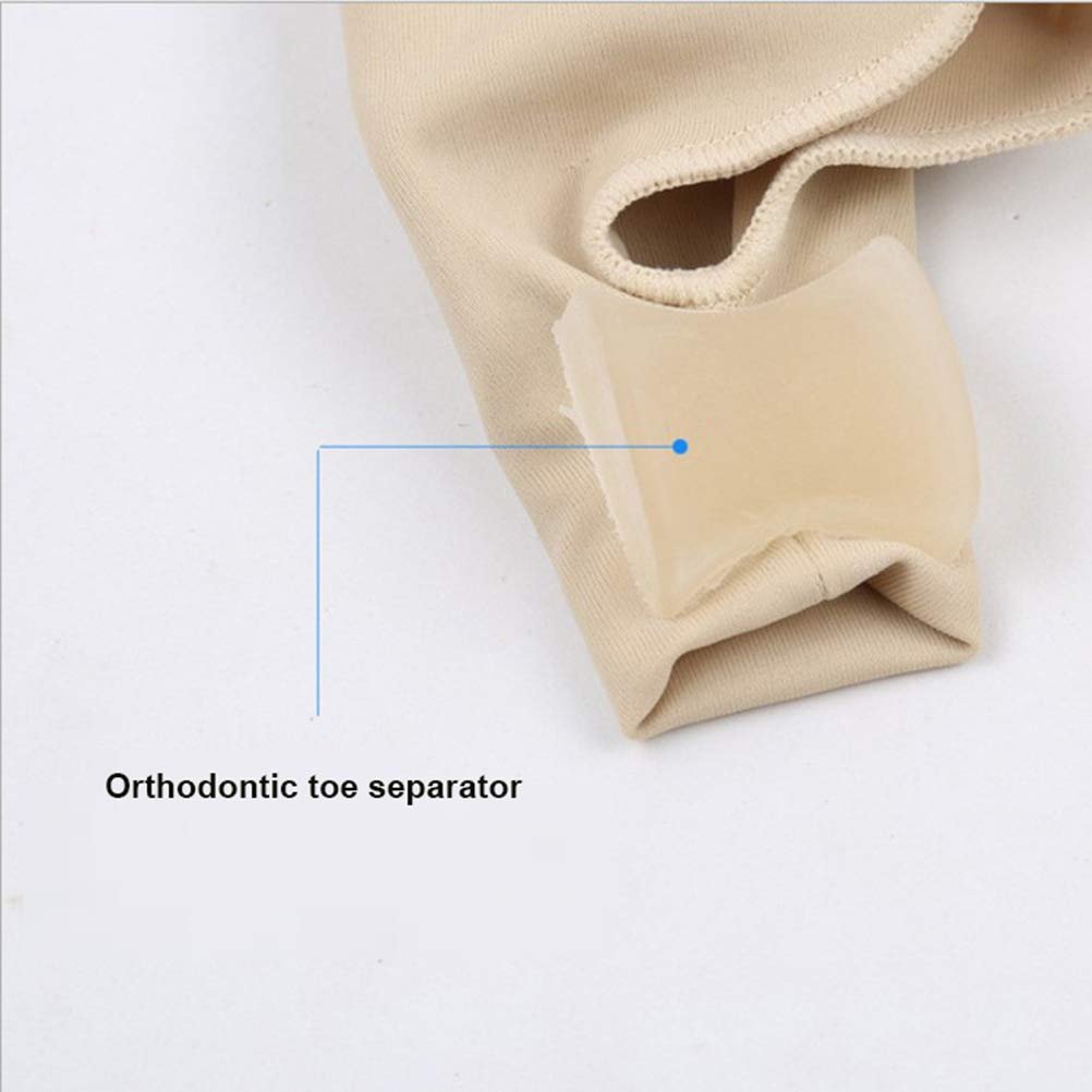 Шкарпетки для корекції великого пальця стопи Healifty Hallux Valgus, великий палець, захист від бурситу, розмір S, хакі, 1 пара, фото №5