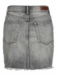 Спідниця ONLFINE  HW LIFE DNM JNS SKIRT  ADD 15227070 Grey Denim ONLY Темно-сірий L synthetic.ua - Фото 1