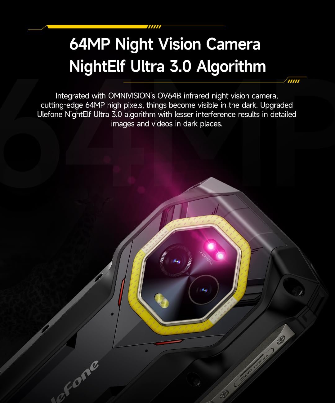 Смартфон Ulefone Armor Mini 20 4G Helio G99 16GB 256GB 6200mAh 64MP 4.7" 90Hz Android 14 NFC, фото №6 Смартфон Ulefone Armor Mini 20 4G Helio G99 16GB 256GB 6200mAh 64MP 4.7" 90Hz Android 14 NFC, фото №6
