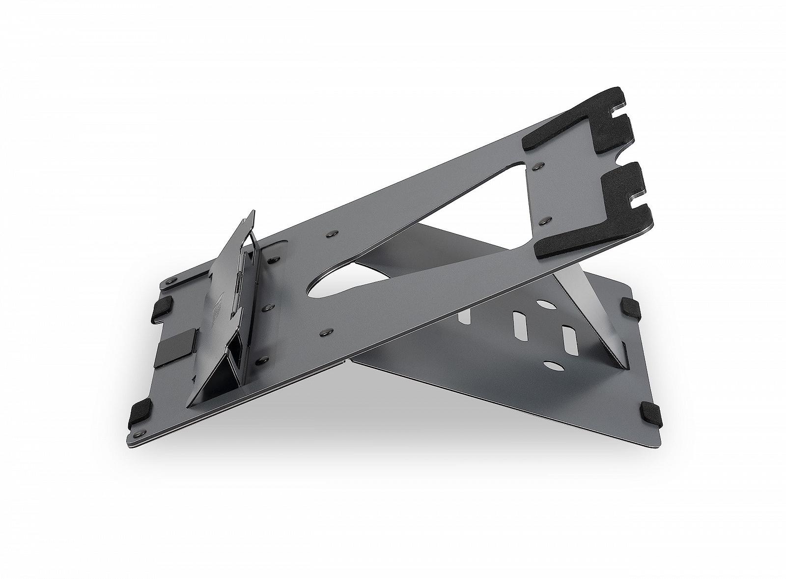 Подставка для ноутбука BakkerElkhuizen Ergo-Q 160 5 уровней высоты Темно-серый, фото №5 Подставка для ноутбука BakkerElkhuizen Ergo-Q 160 5 уровней высоты Темно-серый, фото №5