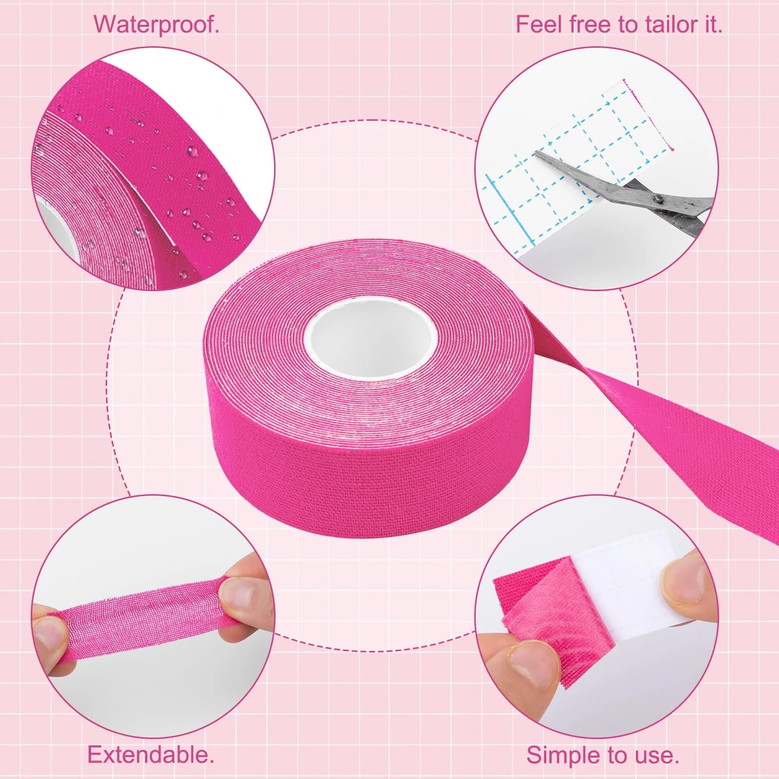 Набір стрічок для підтяжки обличчя 3 шт., стрічки для макіяжу від зморшок, фото №3 Набір стрічок для підтяжки обличчя 3 шт., стрічки для макіяжу від зморшок, фото №3