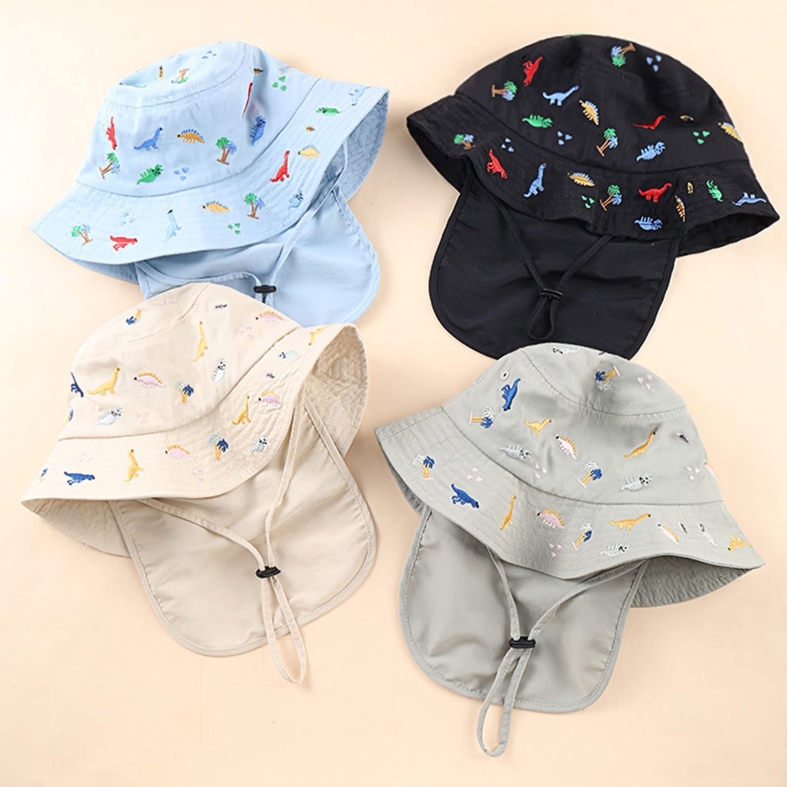 Кепка детская Glücksvogel с защитой шеи хлопковая UPF 50 летняя складная, фото №5