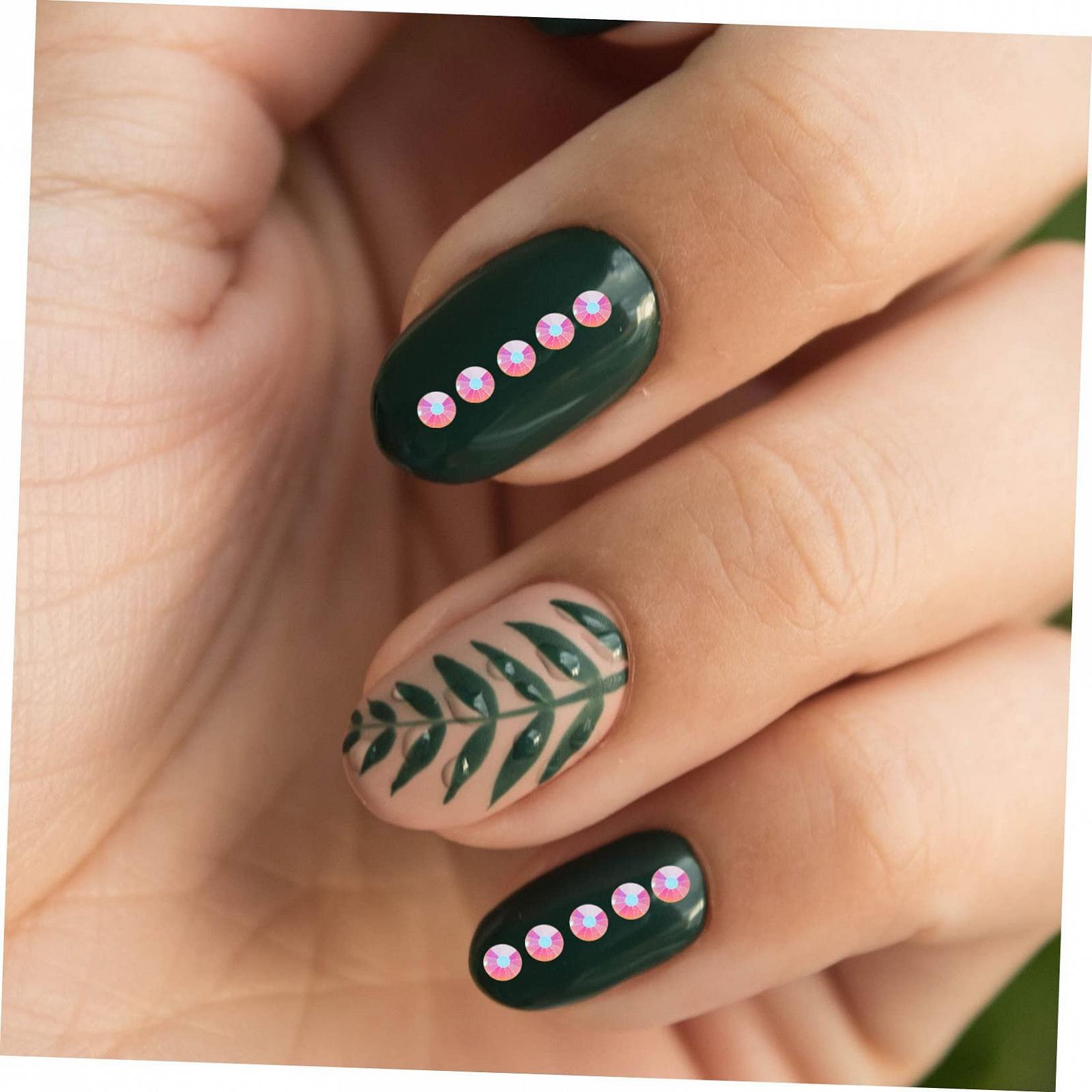 Прикраси для манікюру PLAFOPE, плоскі стрази для нігтів, фото №3