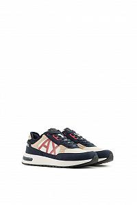Кросівки Armani Exchange Dusseldorf з геометричним тисненням synthetic.ua - Фото 1