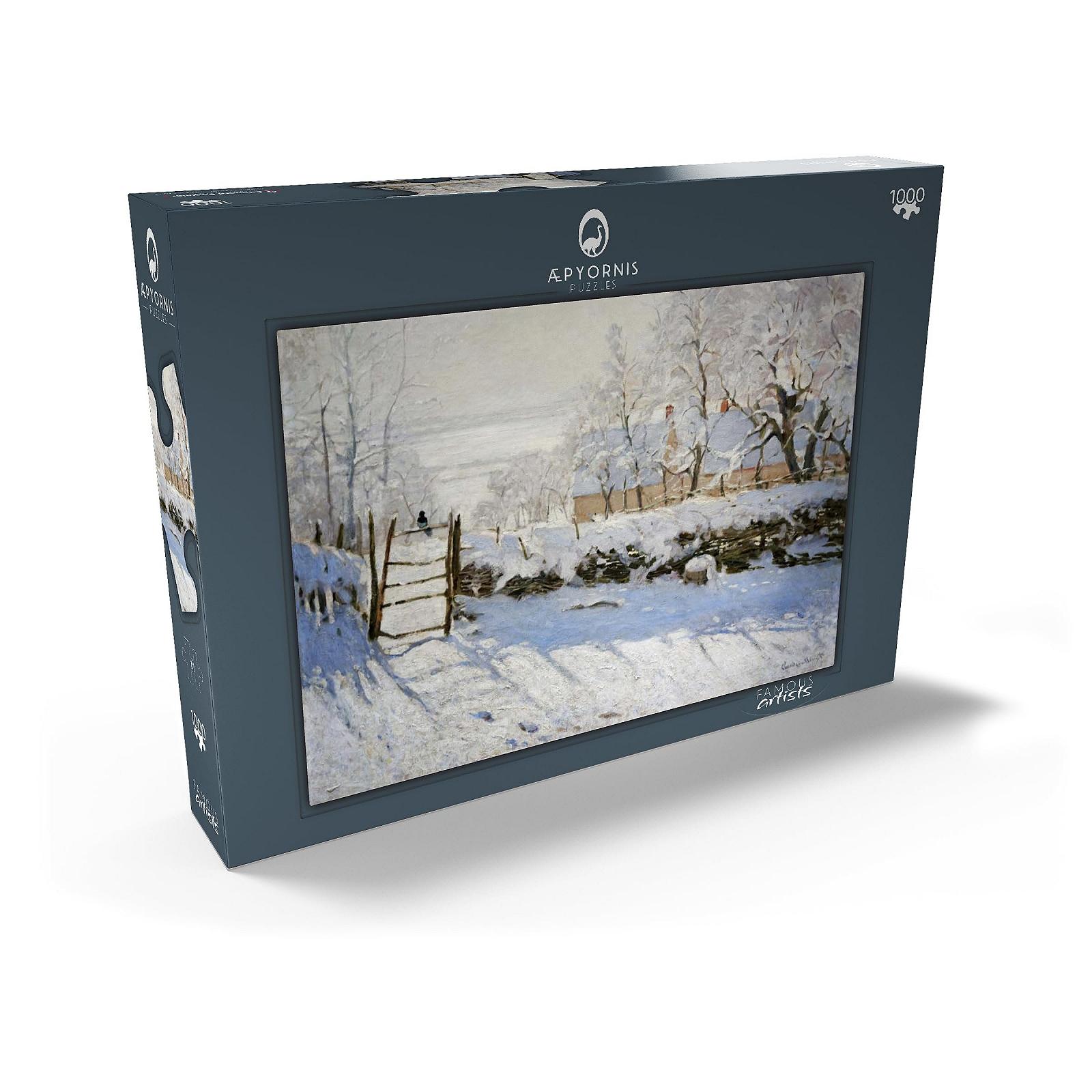 Пазлы MyPuzzle Special Collection by Æpyornis Claude Monet's The Magpie (1868-1869) Премиум 1000 элементов, фото №2