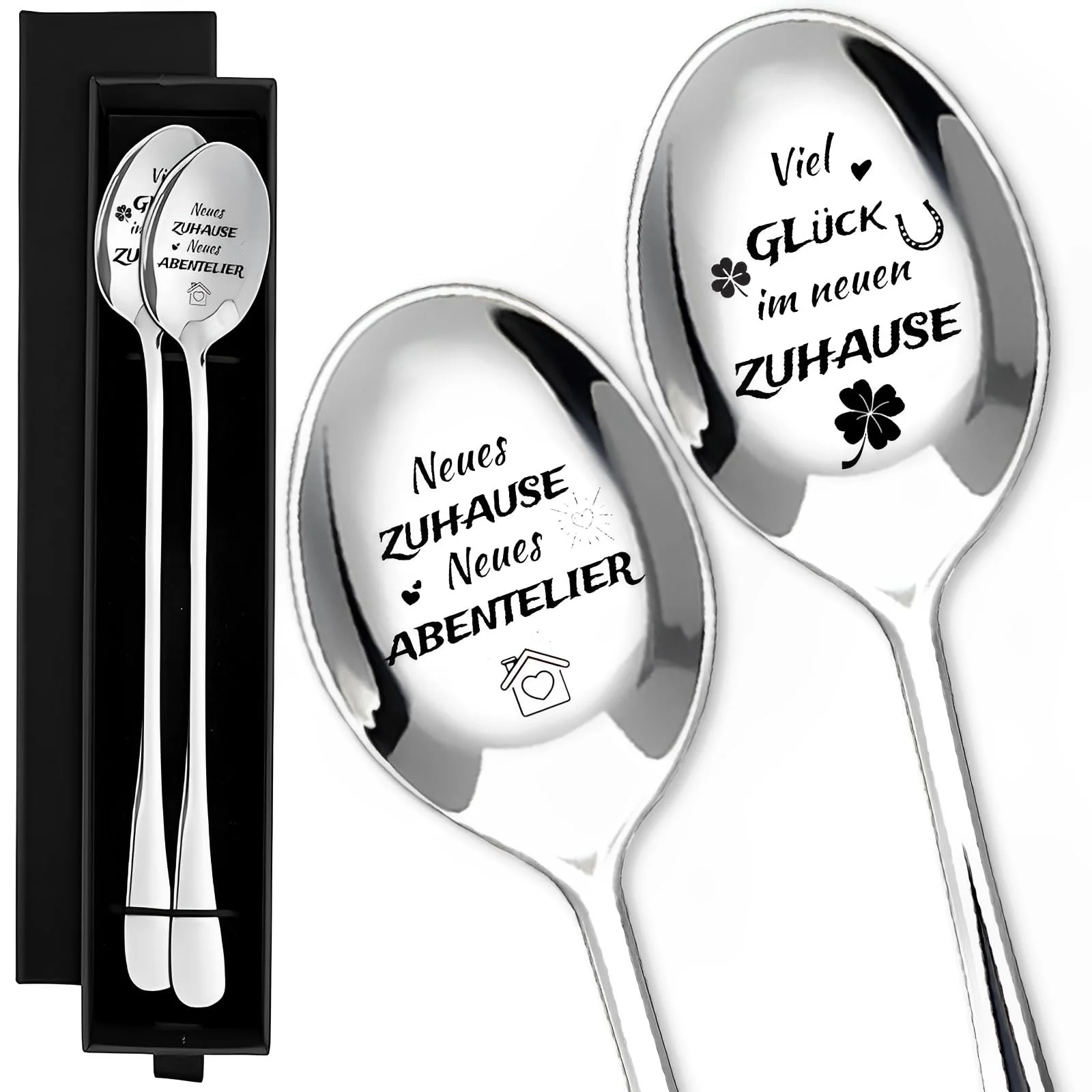 Ложка для кофе, 2 шт, NEW HOME NEW ADVENTURE, фото №1