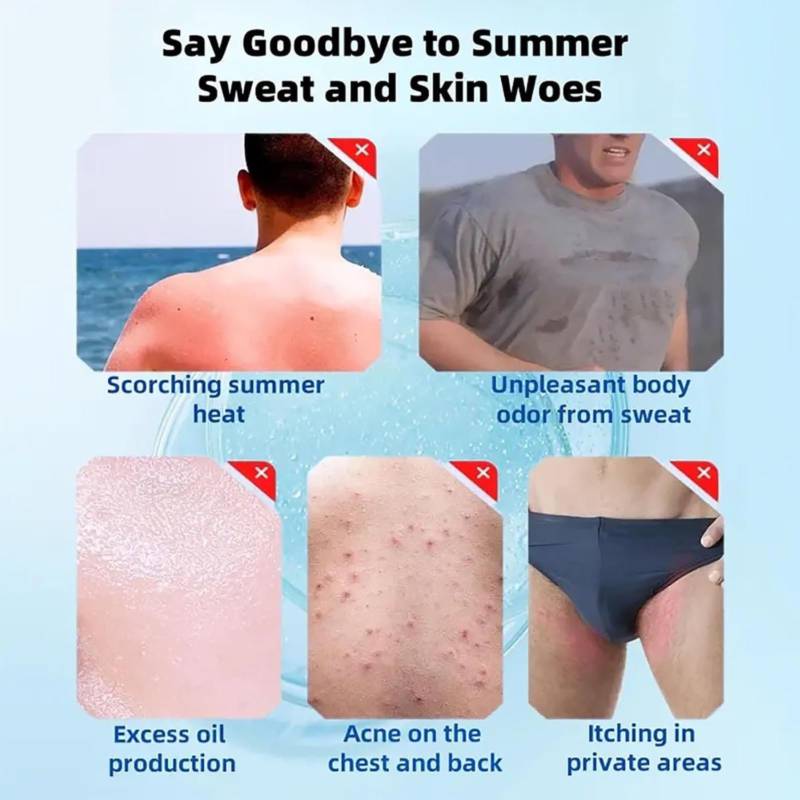 Гель для душу Noil Aquablue з саліциловою кислотою для чоловіків 400 мл (1 шт.), фото №3