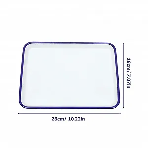 Форма для запекания Toyvian эмалированная прямоугольная термостойкая антипригарная белая synthetic.ua - Фото 1