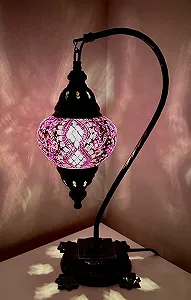 Настільна лампа Samarkand Lights Mosaic Floor Lamp M Oriental Purple - Фото 1