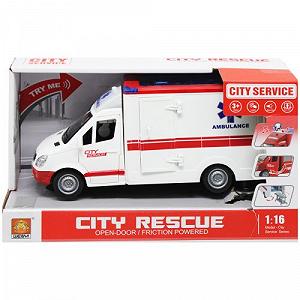 Машина службы спасения Defender белая [tsi182738-TSI] - Фото 1