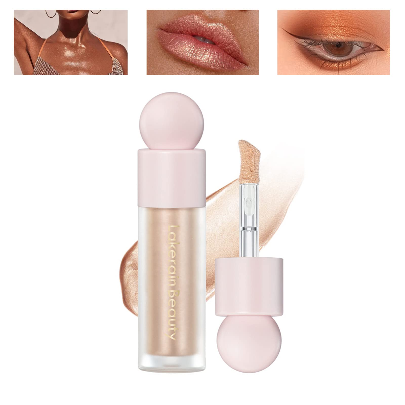 Коректор Рідкий Маркер Багатофункціональний Блискуча Олія для Тіла Рідка Блискуча Основа для Обличчя та Тіла, фото №1