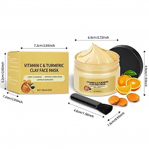 Маска для обличчя BUTBU Набір для жінок Глиняна маска з куркумою synthetic.ua - Фото 1