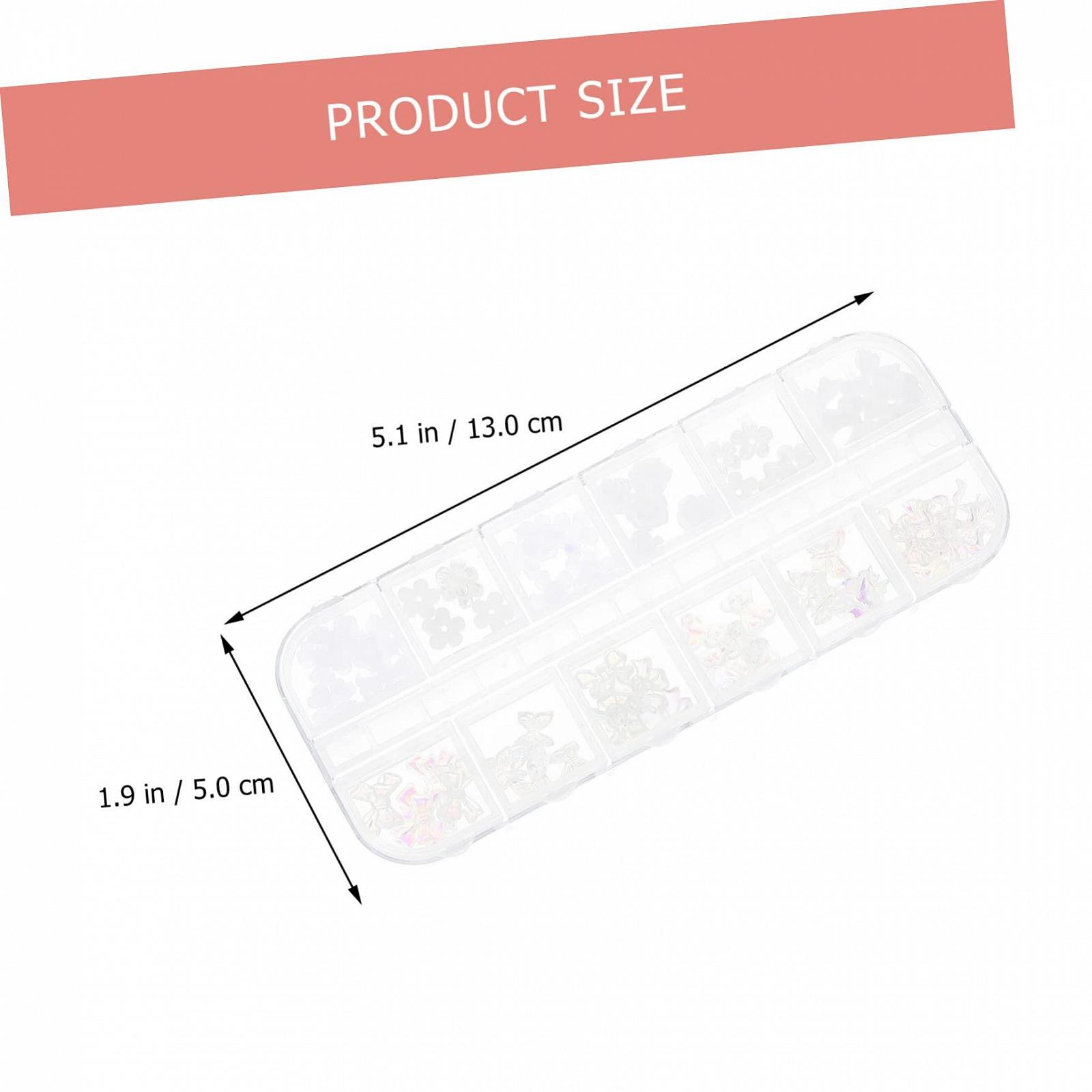 Прикраси для нігтів Healeved, 4 коробки, камені, фото №6 Прикраси для нігтів Healeved, 4 коробки, камені, фото №6