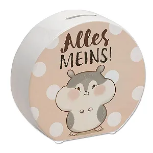 Скарбничка Hamster "Alles meins" Kawaii Керамічна - Фото 1
