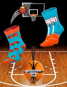 Шкарпетки Rainbow Socks Баскетбольні шкарпетки в м'ячі - 2 пари synthetic.ua - Фото 1