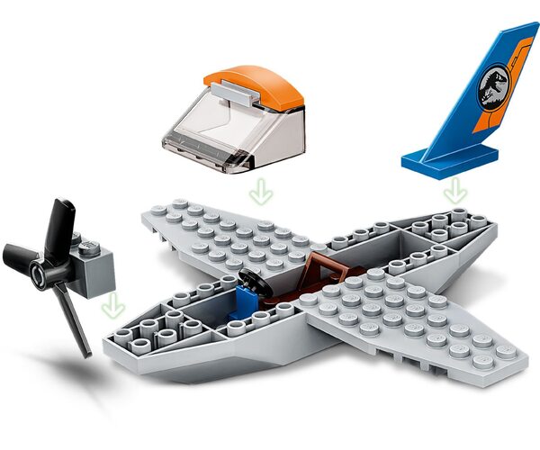 Конструктор LEGO Jurassic World Велоцираптор: спасение на биплане (75942), фото №6