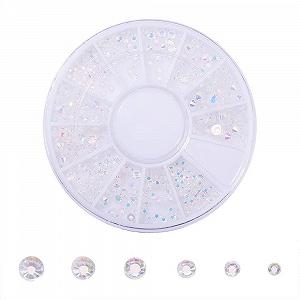 Стразы для ногтей, жемчуг, полусферические украшения для 3D DIY маникюра - Фото 1