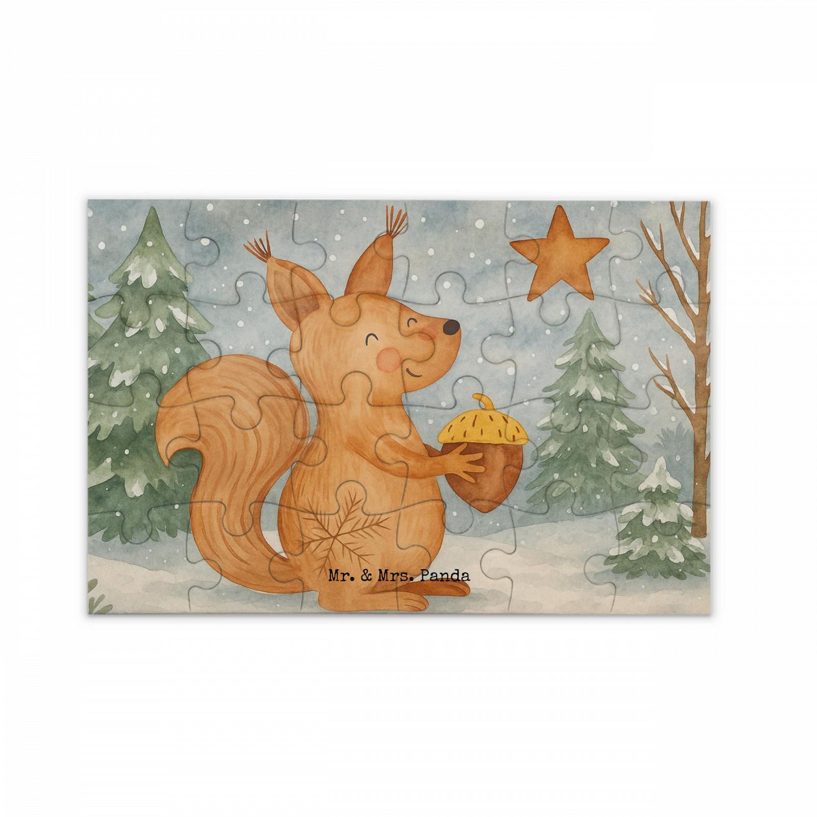 Пазл Mr. & Mrs. Panda Squirrel Christmas 24 деталі, фото №1