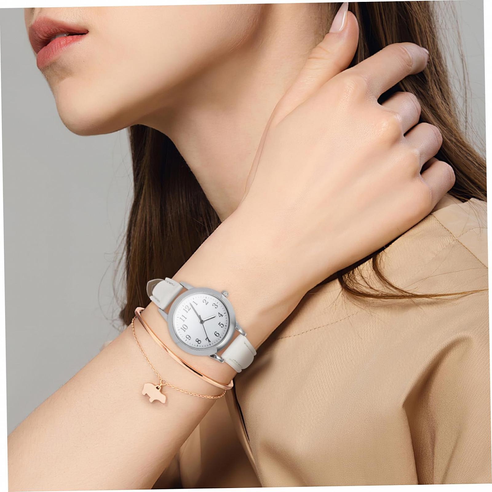 Женские наручные часы PartyKindom Ultra Flat White, фото №3