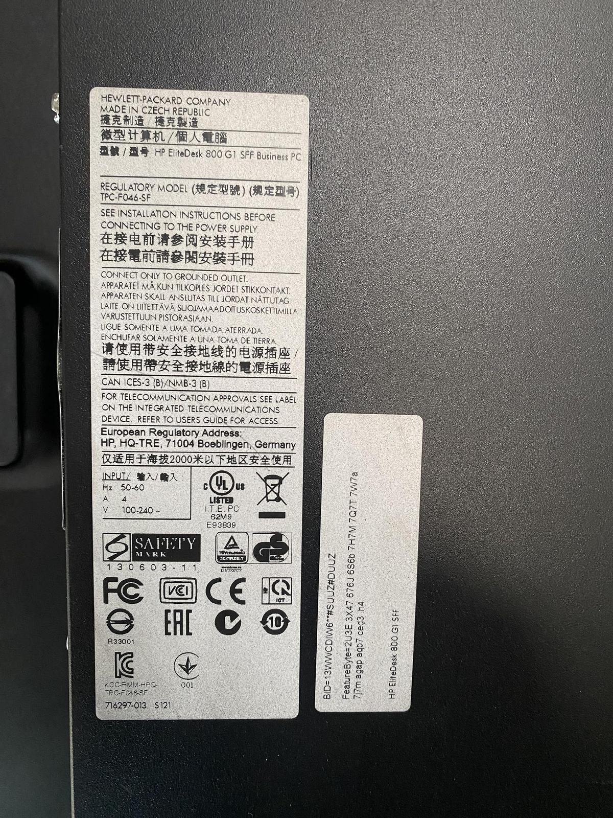 ПК HP EliteDesk Intel Core i5 3.2GHz 16GB RAM 500GB SSD Windows 11 Pro (восстановленный), фото №6