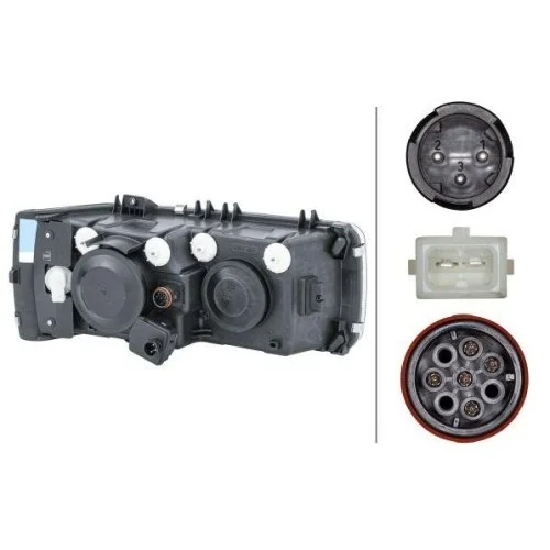 Фара HELLA 1LJ 247 046-391 для DAF, левая, фото №2