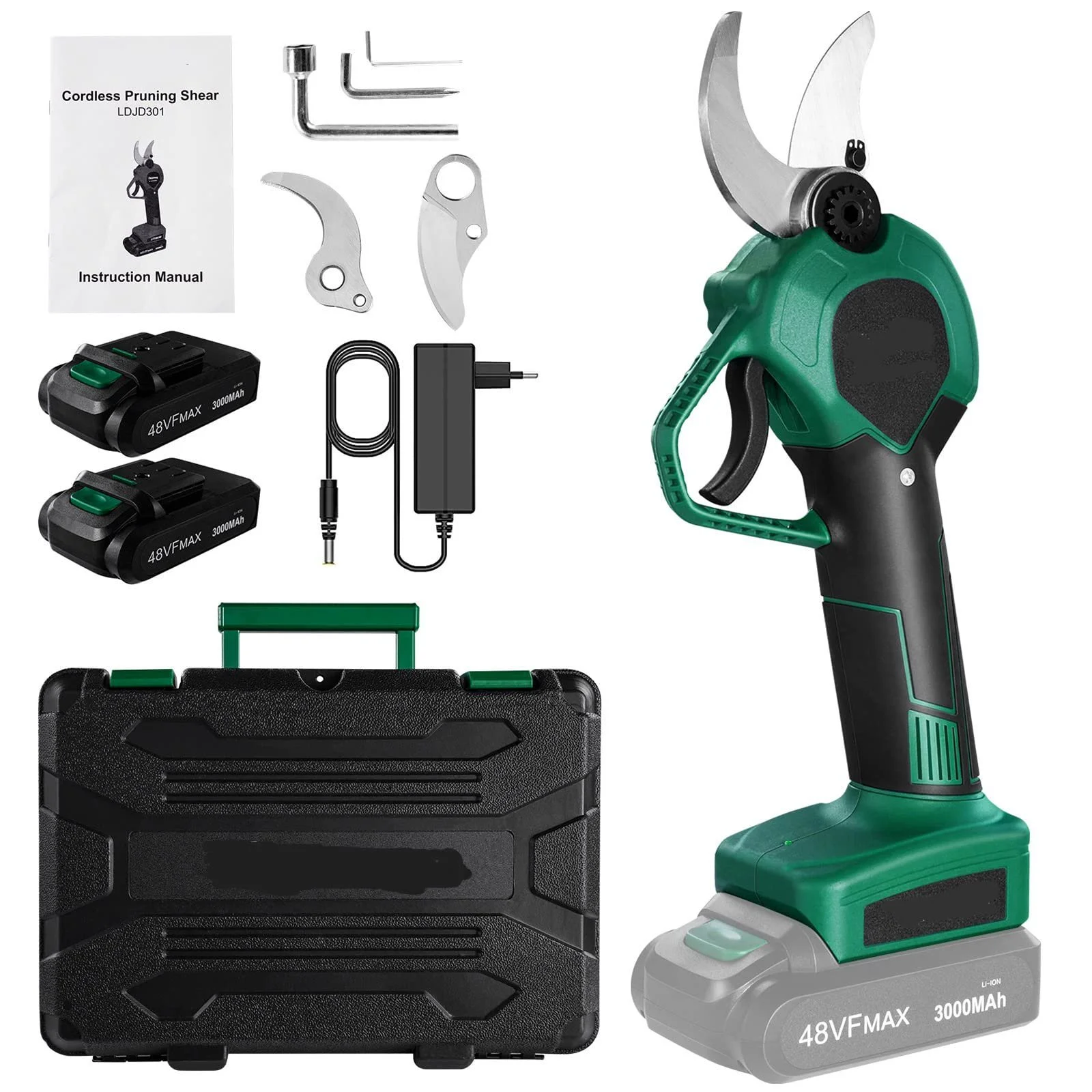 Сучкоріз акумуляторний ACXIN 3000 mAh 2 x 21 V, фото №1