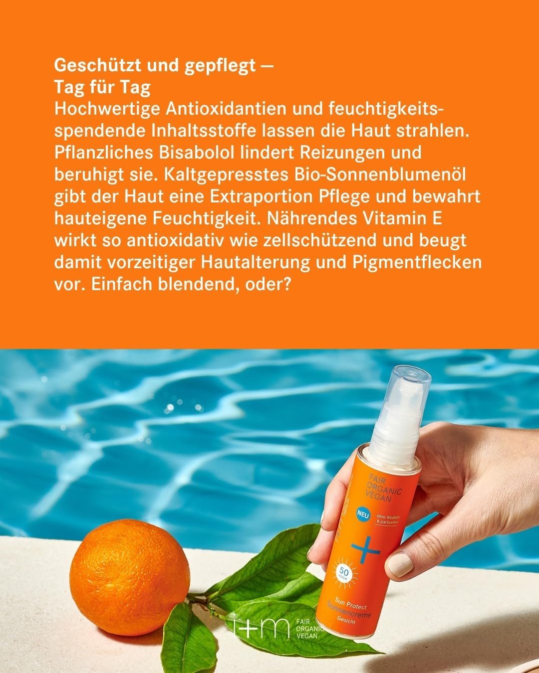 Сонцезахисний крем i+m Sun Protect SPF 50, 50 мл, фото №4