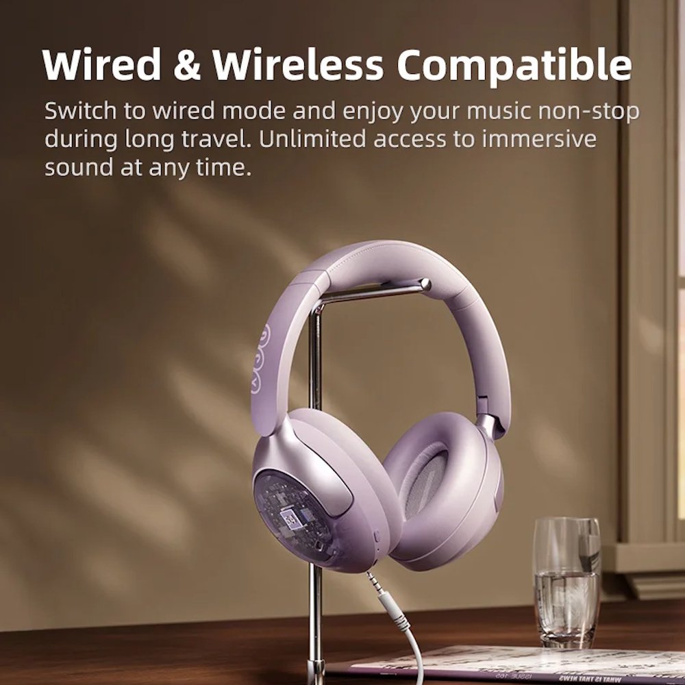 Навушники QCY H3 Pro Black LDAC ANC 50dB Noise Canceling Hi-Res Spatial Audio BT5.4, фото №14