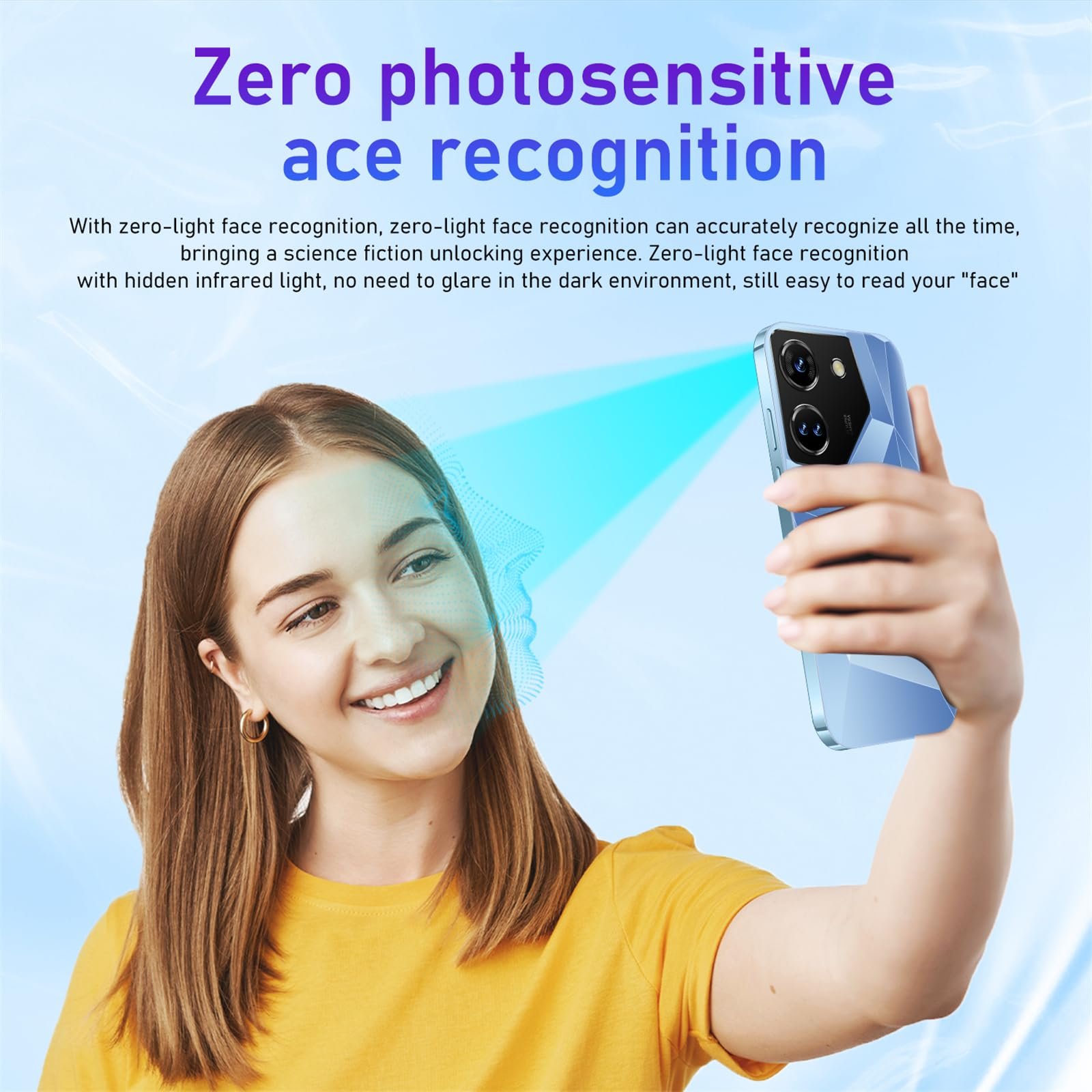 Смартфон C20Pro 5,0" Dual SIM 16GB ROM Face ID Black, фото №7
