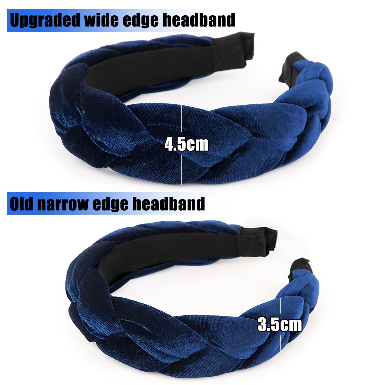 Обруч для волос бархатный BETESSIN, фото №4