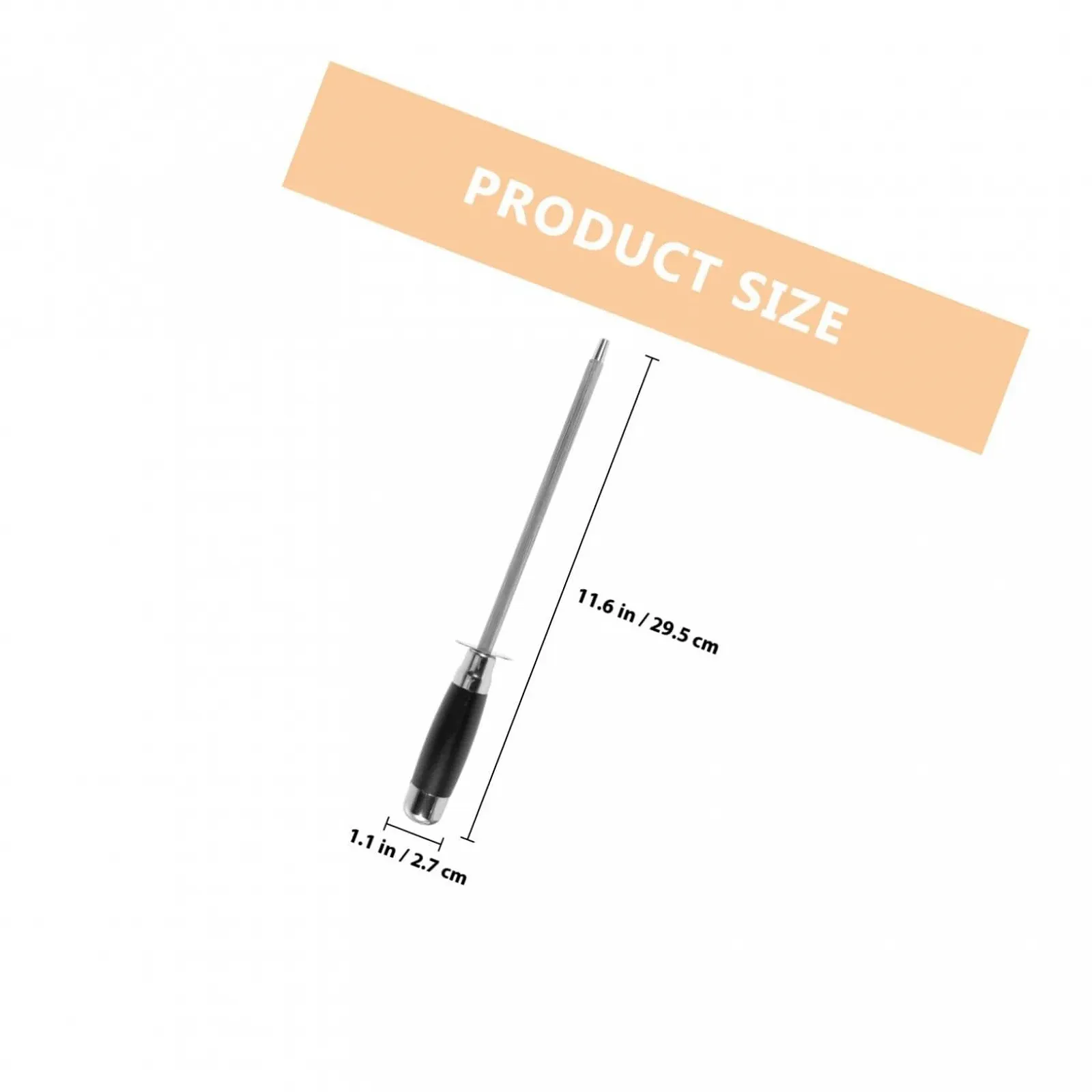 Мусат TOYANDONA из нержавеющей стали с эргономичной ручкой и большой поверхностью, фото №2