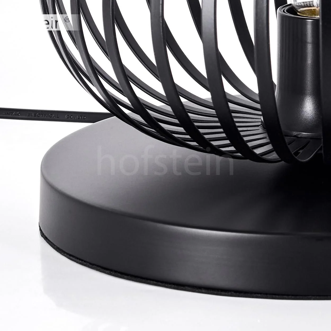 Настільна лампа Oravi Метал 25 см Сітчастий дизайн 1 x E27 Чорний, фото №7