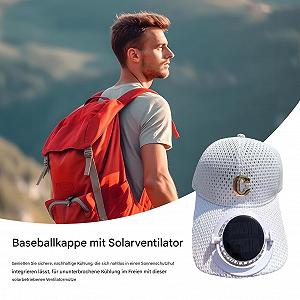 Кепка с вентилятором Knowlife С солнечной панелью USB-зарядка Воздухопроницаемая сетчатая 3 скорости synthetic.ua - Фото 1