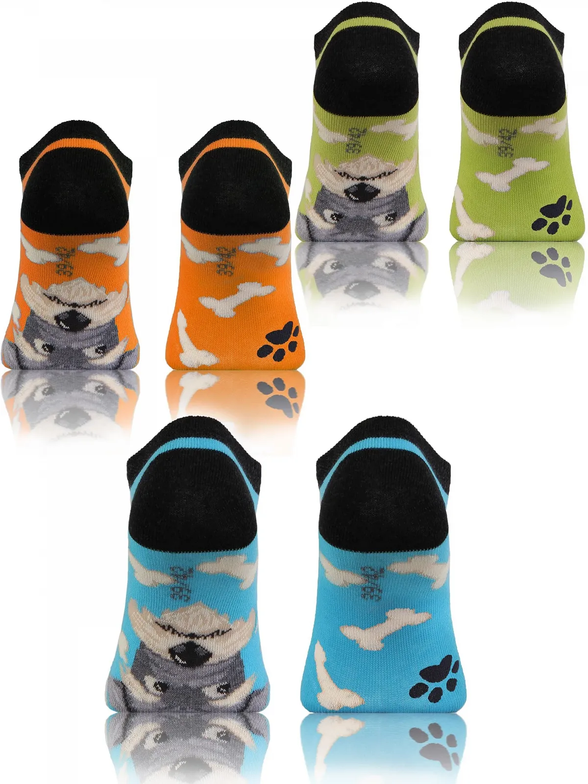 Носки Sesto Senso Разноцветные Хлопковые Забавные 3 пары, фото №3