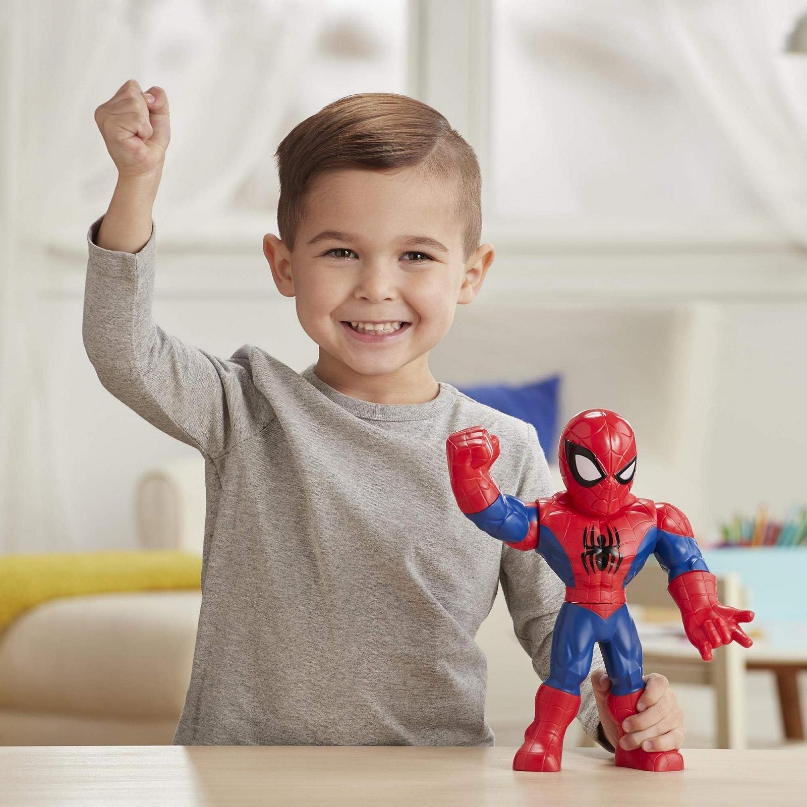 Фігурка Hasbro Playskool Heroes Marvel Super Hero Adventures Mega Mighties Spider-Man, 25 см, фото №5