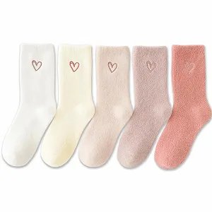 Пухнасті шкарпетки Жіночі 39-42, 5 пар - Фото 1