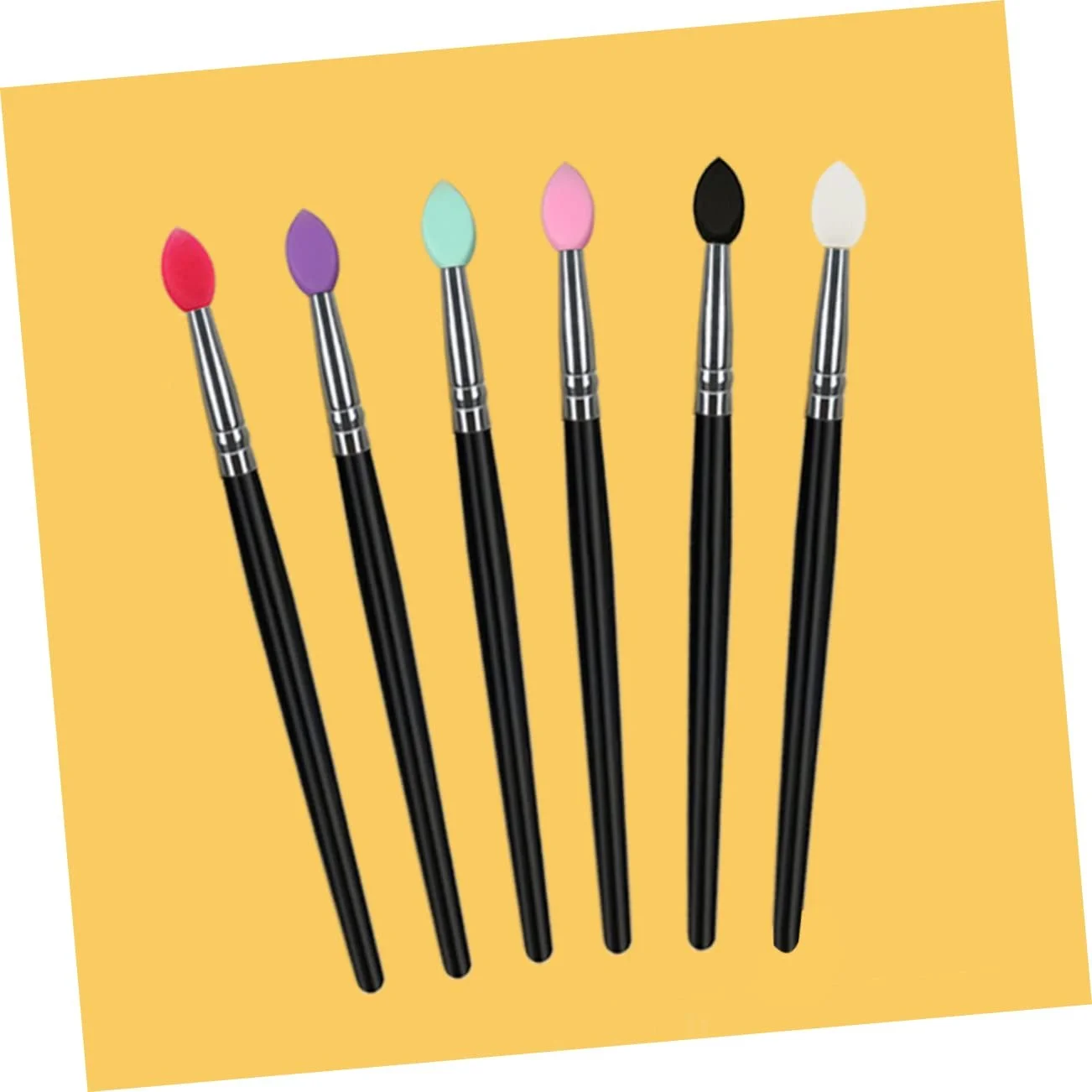 Кисти FRCOLOR для теней аппликатор плоская из искусственного волокна с пластиковой ручкой, фото №5