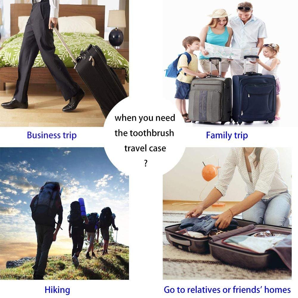 Дорожній футляр Nincha для електричних зубних щіток Fairywill/TEETHEORY/Seago/Dnsly Black/White, фото №7