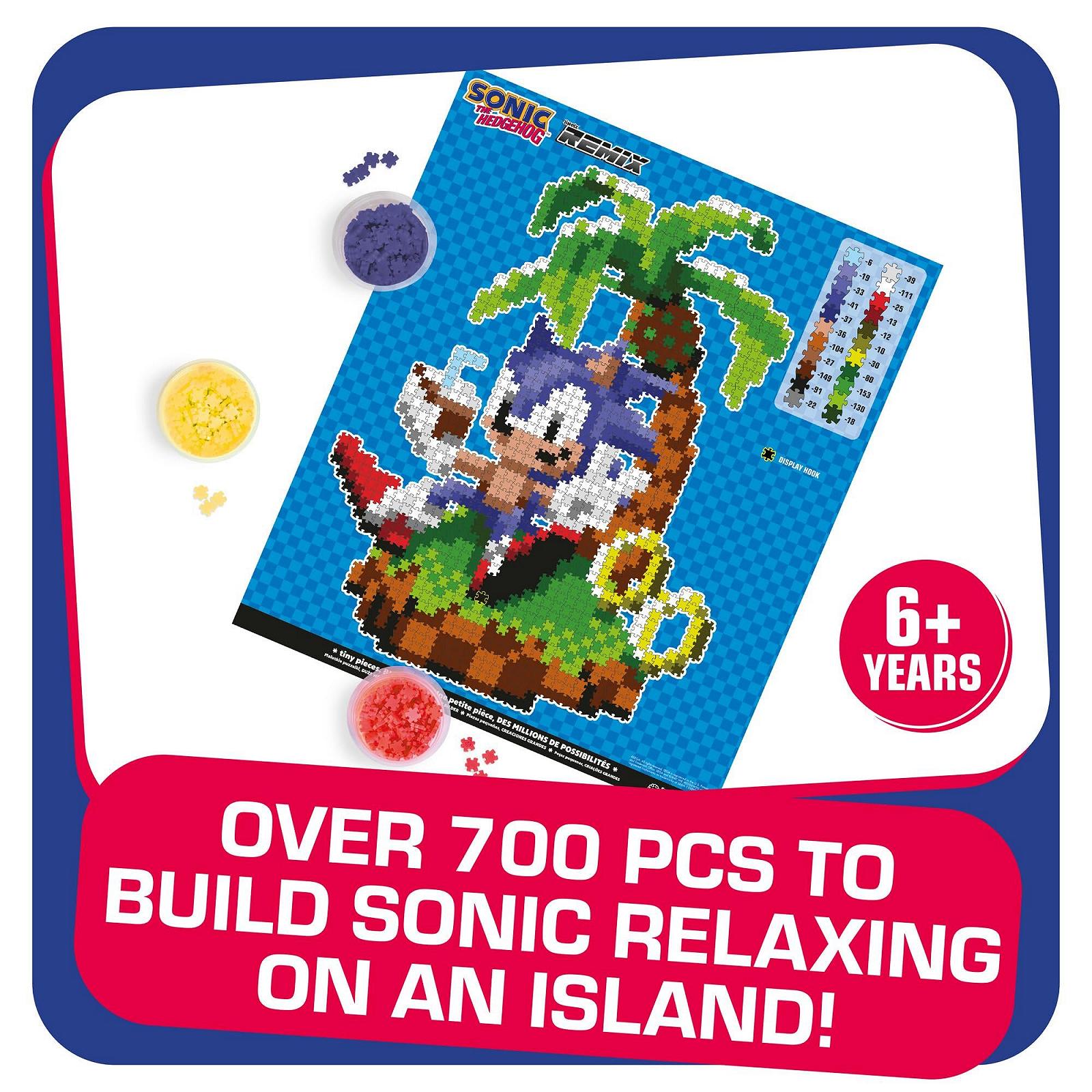 Набір для творчості Jixelz Remix Sonic The Hedgehog Chillin' Sonic 1200+ деталей Pixel Art, фото №3