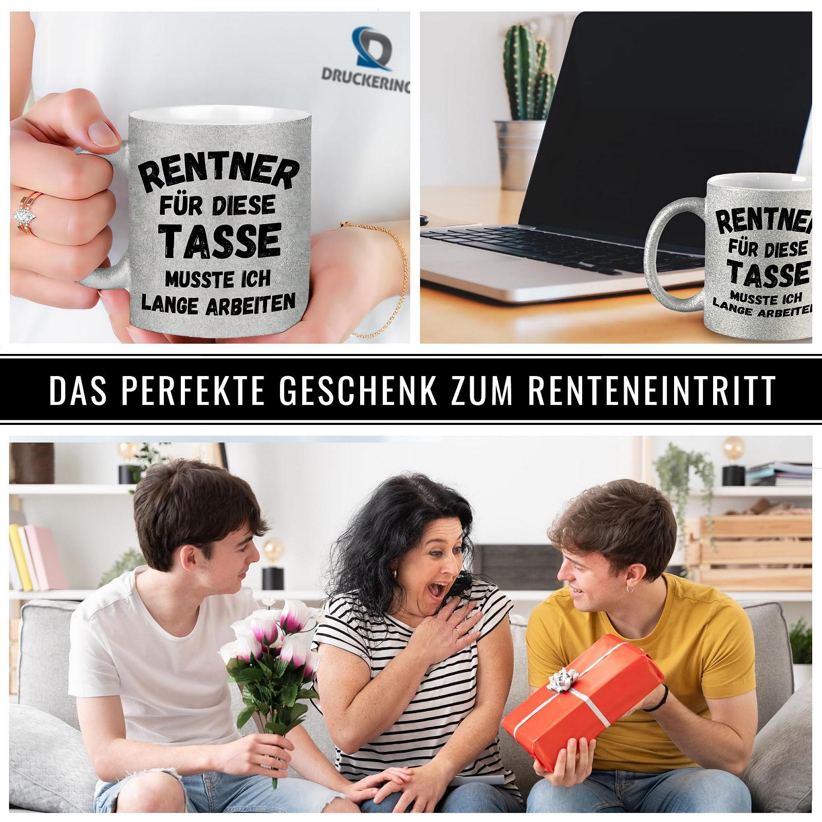 Кухоль Подарунковий Пенсіонер (Золотий), фото №3