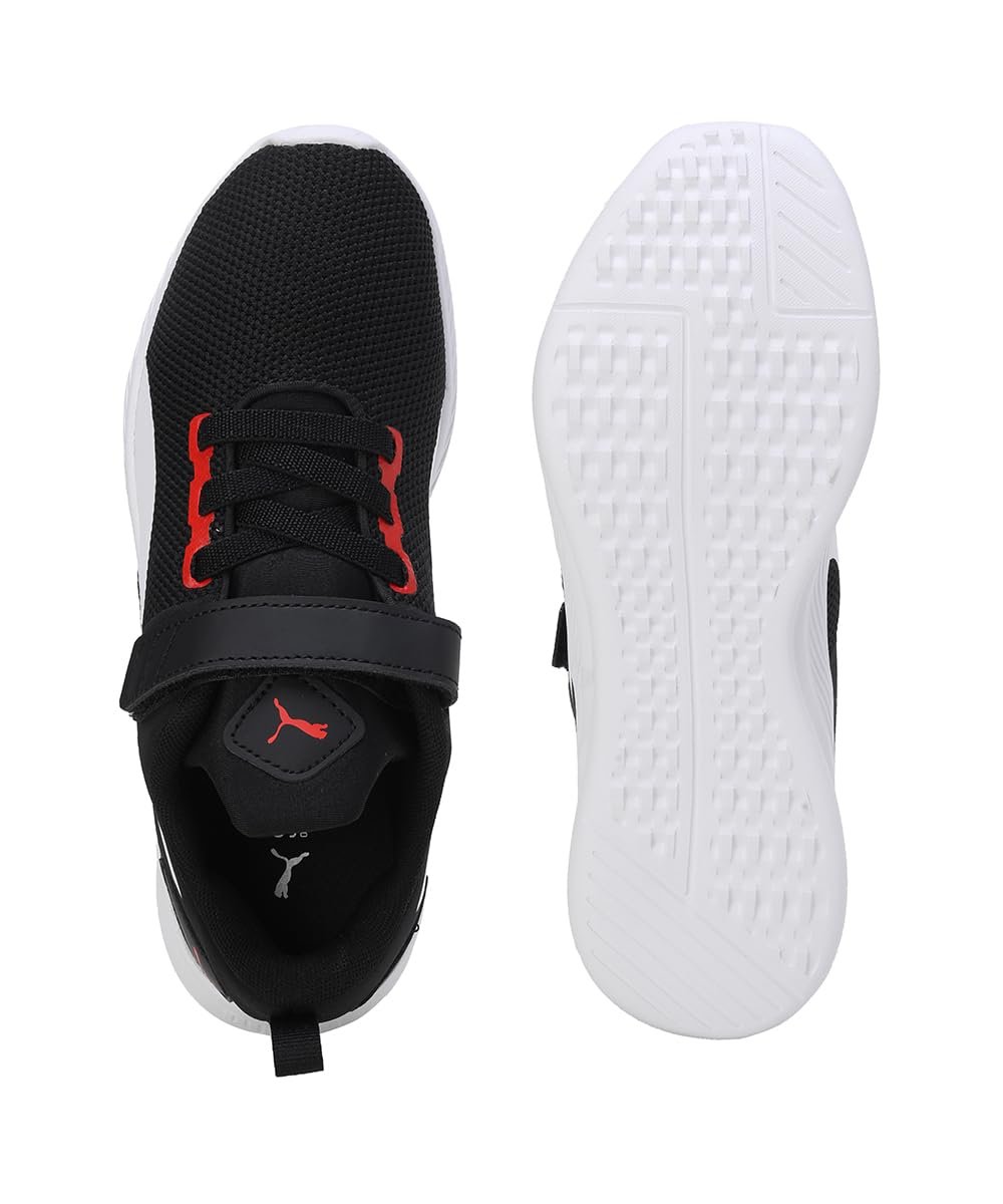 Кроссовки PUMA Flyer Runner Jr Черные, Белые, фото №6