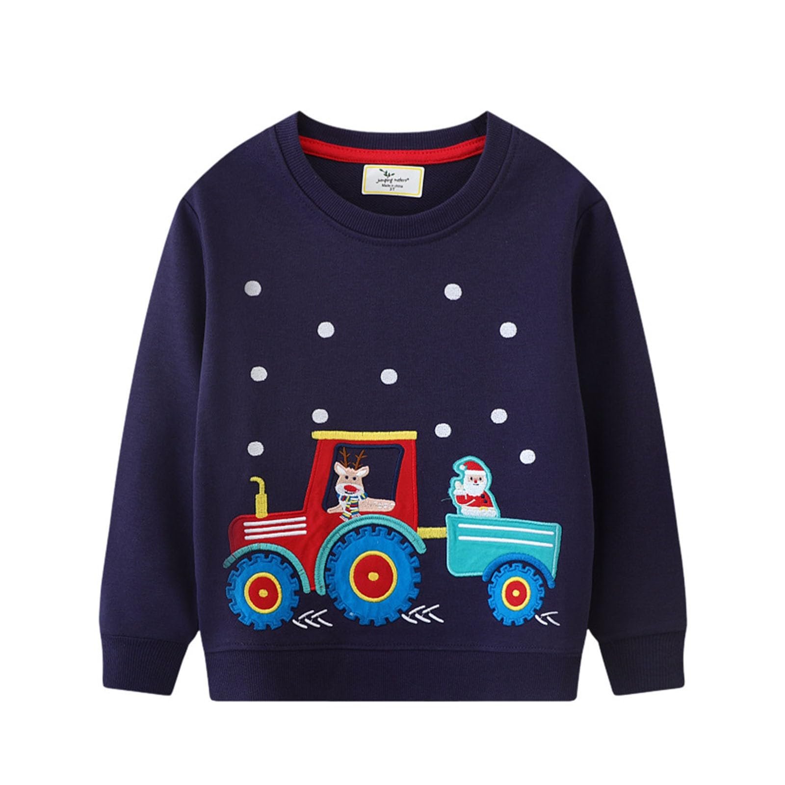 Дитячий светр для хлопчиків, милий бавовняний з довгими рукавами, динозавр, фото №4 Дитячий светр для хлопчиків, милий бавовняний з довгими рукавами, динозавр, фото №4