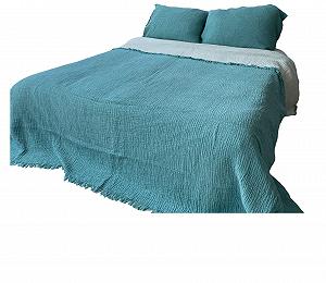 Покривало з мусліну 100% бавовни, 4 шари, двостороннє (Дві наволочки 50 x 76 см) synthetic.ua - Фото 1