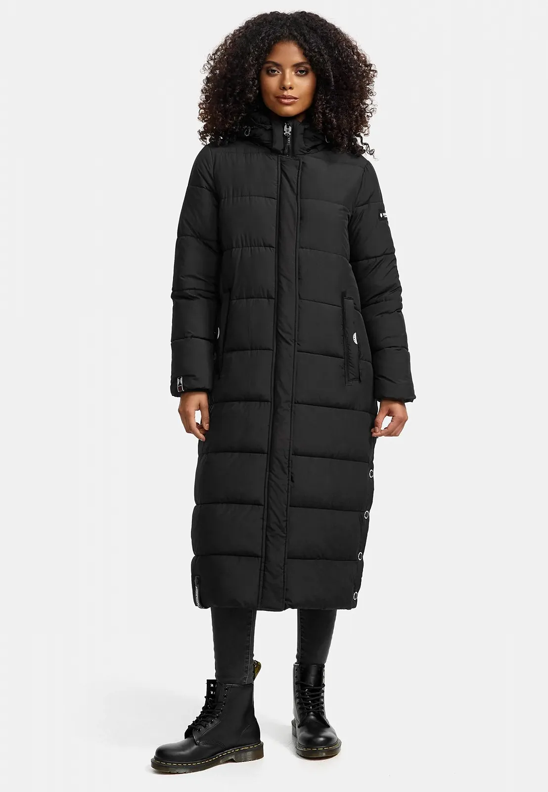 Пальто Navahoo Isalie Зимове Жіноче Тепле стьобане Довге зі знімним капюшоном, фото №5